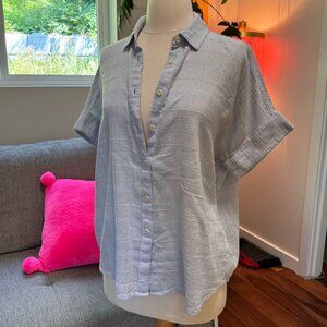NWT Madewell Courier pintuck top (size XS)